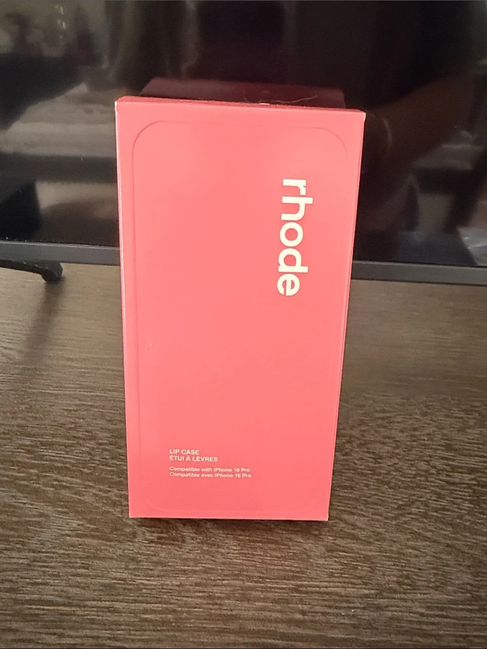 RHODE Lip Case for iPhone - Bright Coral Pink